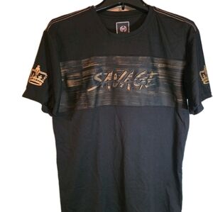 Men's Cr-24 Bordo Cromato SAVAGE SHIRT Hip Hop Y2k Skater Street 2XL Black